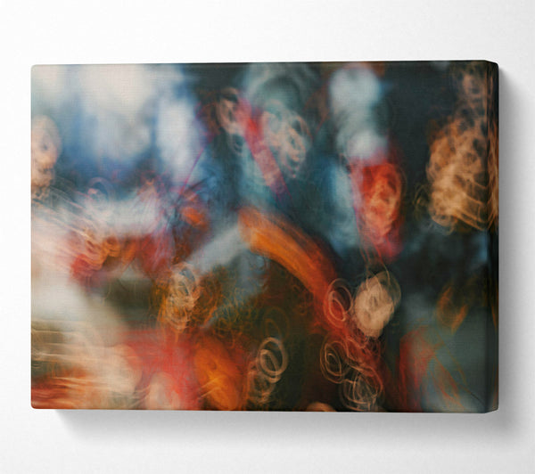  A Canvas Print of Orange Smoke Dreams Canvas Art