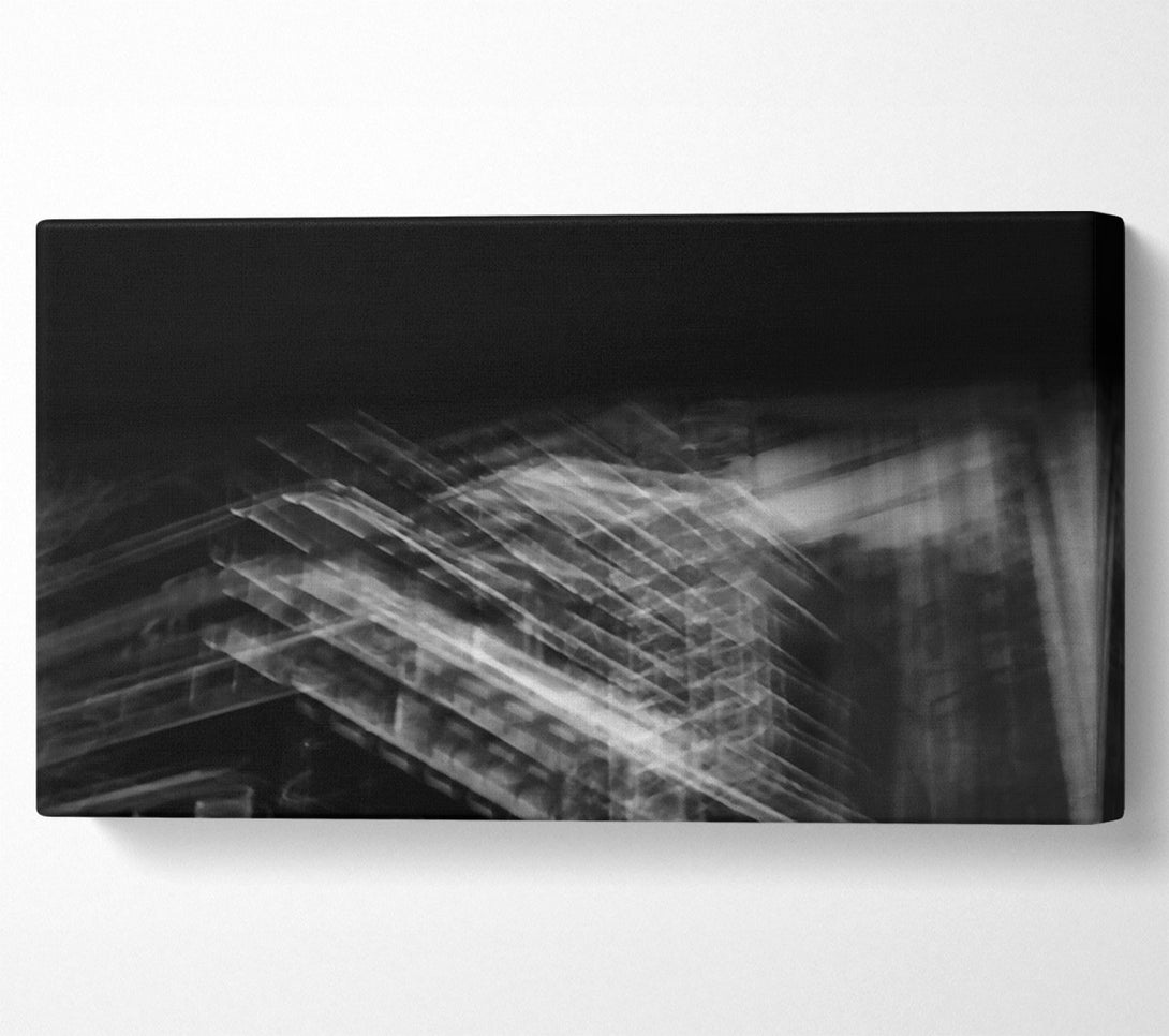  A Canvas Print of White Shadow Lines Canvas Art