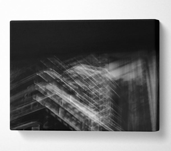  A Canvas Print of White Shadow Lines Canvas Art