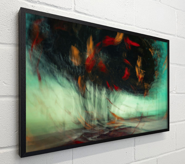 Emerald Red Swirl