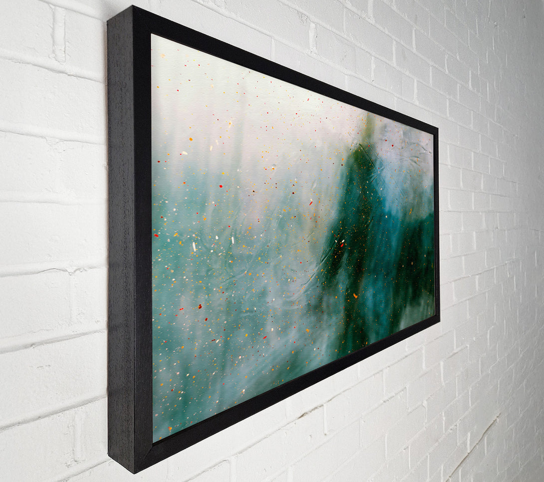  A Canvas Print of Teal Sky Specks Canvas Wall Art