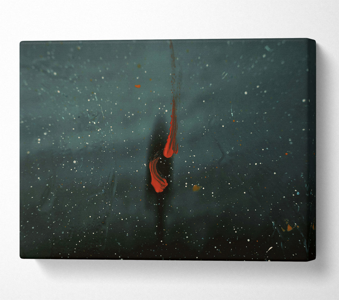  A Canvas Print of Crimson Cosmic Dance Canvas Art