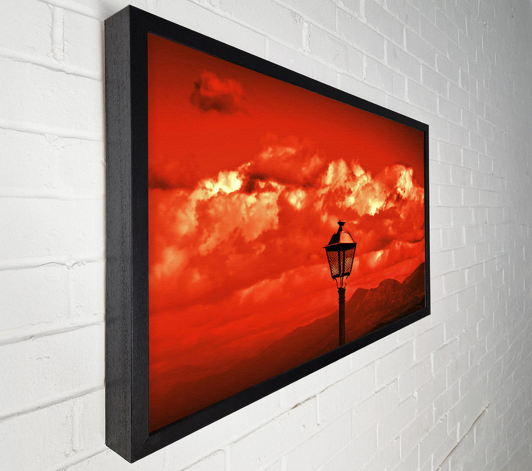  A Canvas Print of Crimson Sky Light Canvas Wall Art