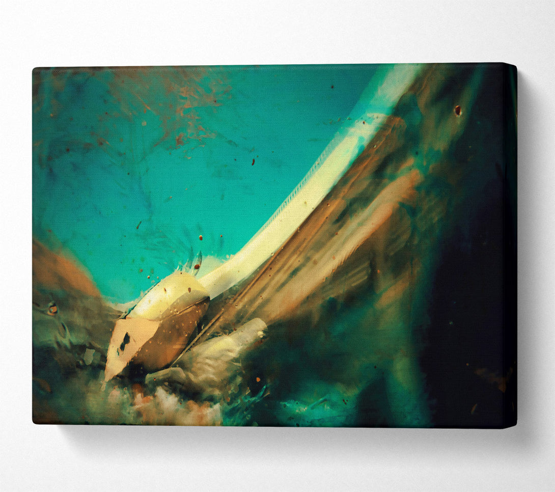  A Canvas Print of Loading... Canvas Print