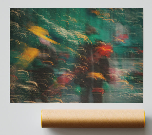 Green City Lights Poster