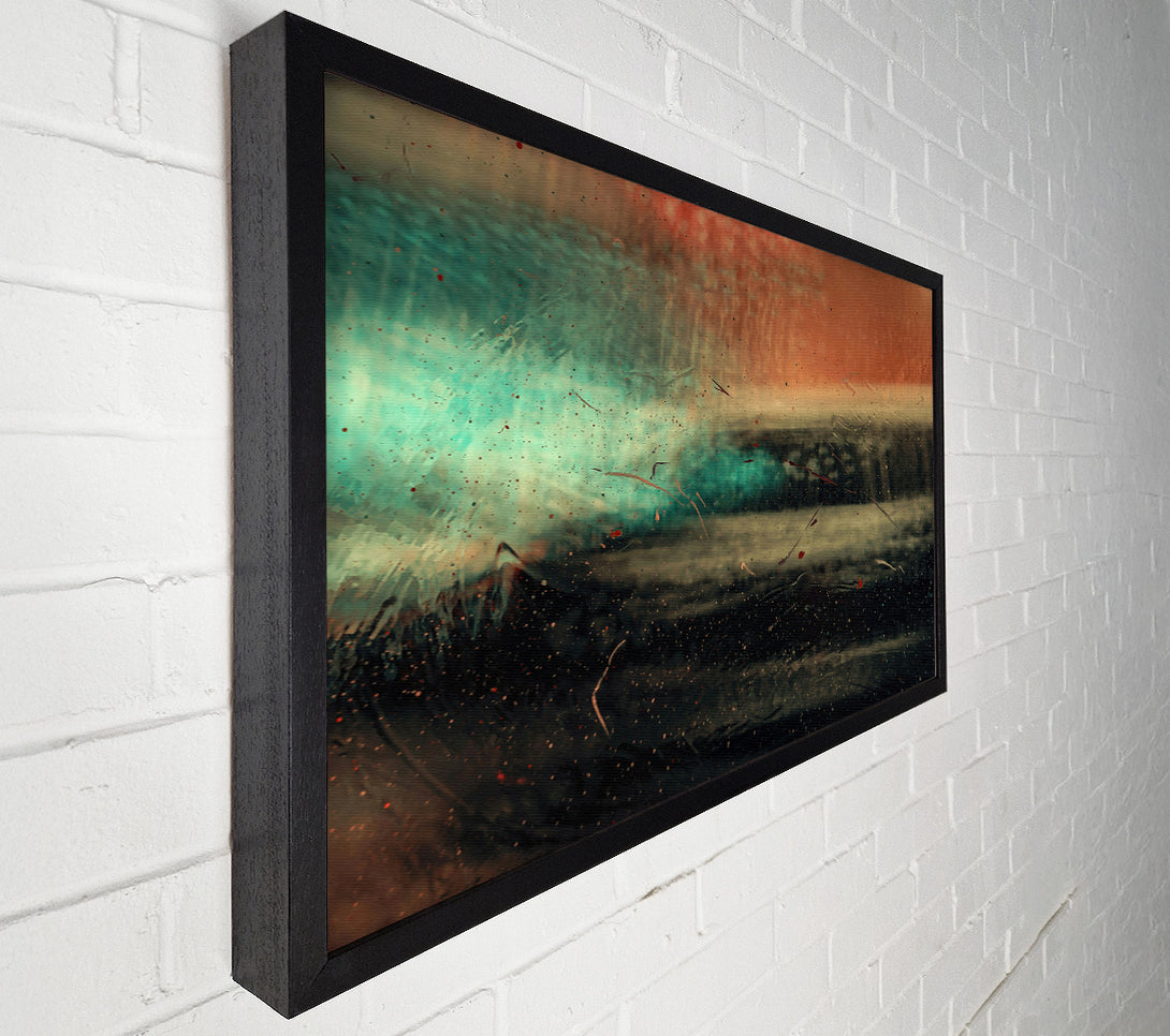 A Canvas Print of Teal And Rust Dreams Canvas Art