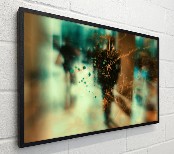 Teal And Golden Haze