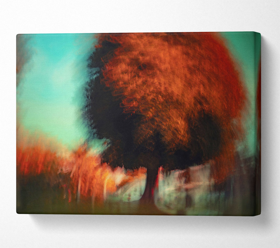  A Canvas Print of Orange Tree Dreamscape Canvas Wall Art