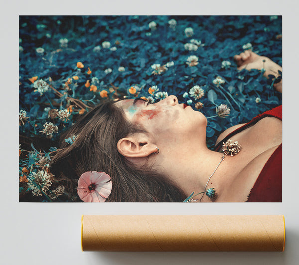 Azure Flower Dream Giclee Print
