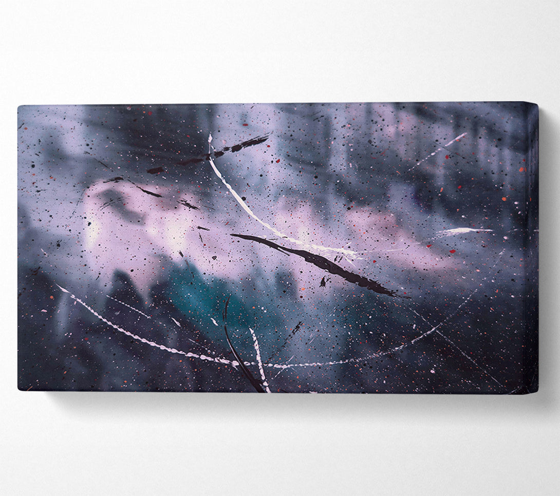  A Canvas Print of Indigo Specks Of Light Canvas Print