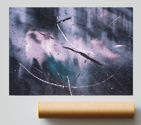 Indigo Specks Of Light Print