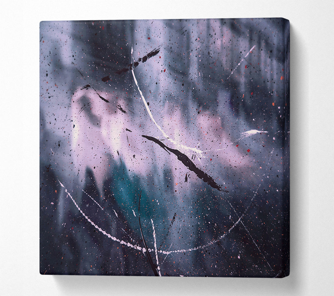  A Canvas Print of Indigo Specks Of Light Canvas Print