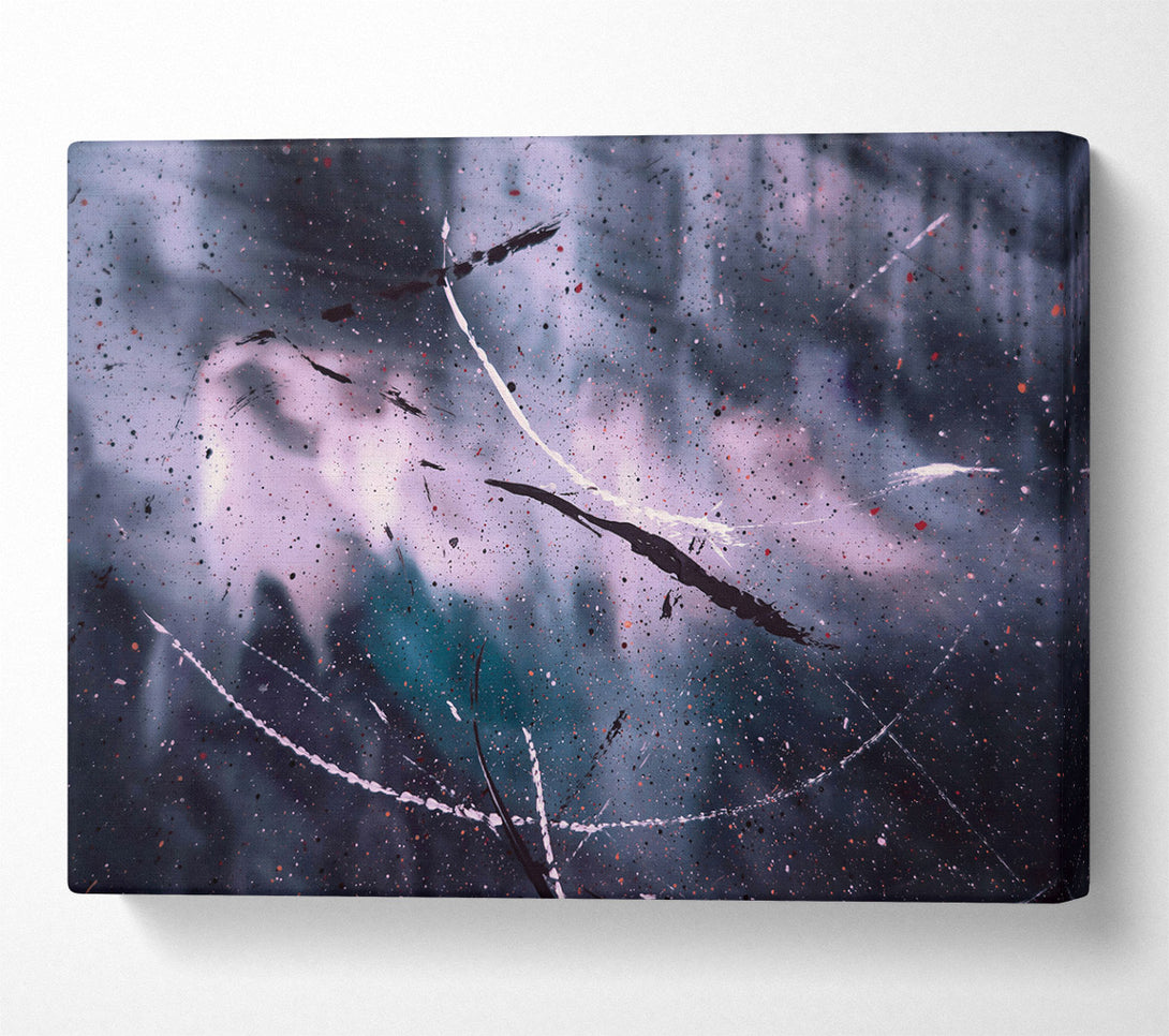  A Canvas Print of Indigo Specks Of Light Canvas Print