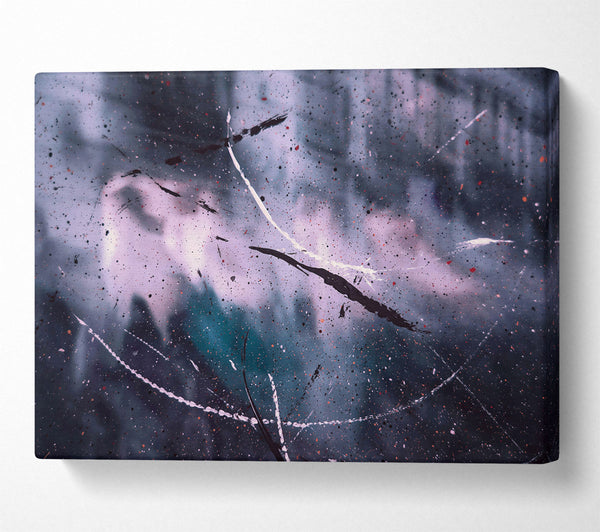  A Canvas Print of Indigo Specks Of Light Canvas Print