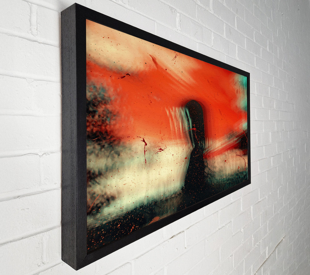  A Canvas Print of Crimson Through The Void. Canvas Print