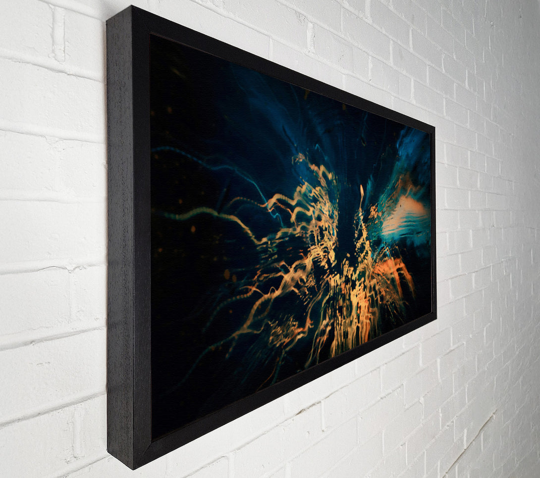  A Canvas Print of Golden Burst Of Light Canvas Print