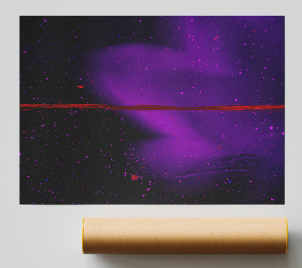 Purple Cosmic Horizon Print