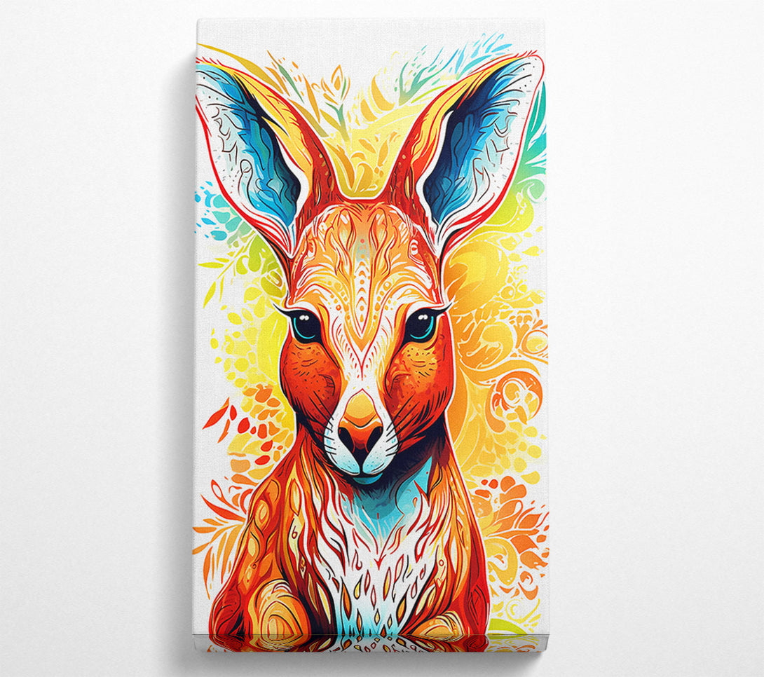  A Canvas Print of Kangaroo Art Canvas Print