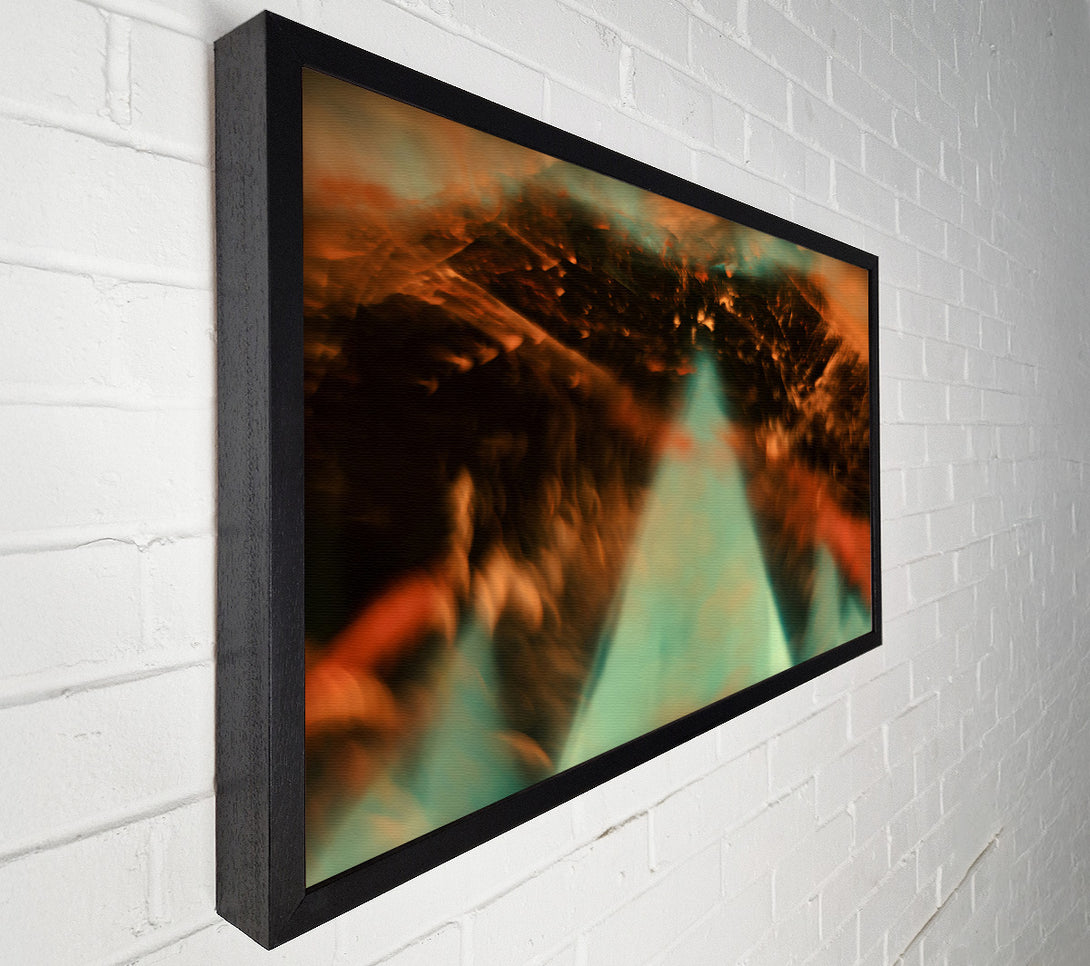  A Canvas Print of Turquoise Smoke Dream Canvas Wall Art