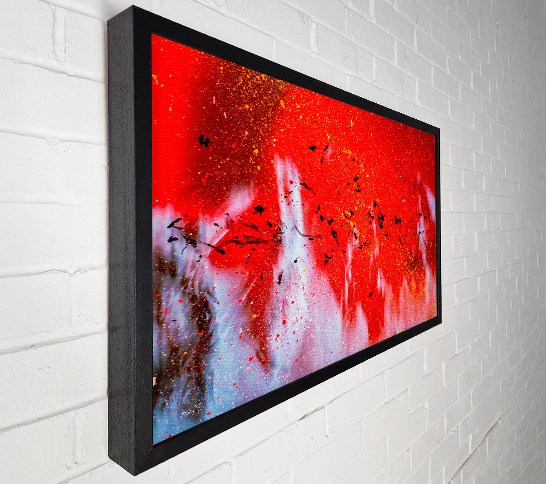  A Canvas Print of Red Splashes Of Beauty Canvas Wall Art