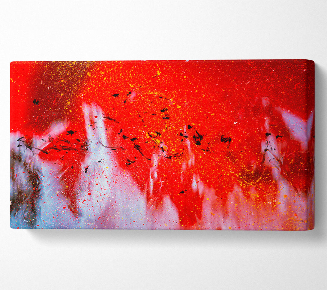  A Canvas Print of Red Splashes Of Beauty Canvas Wall Art