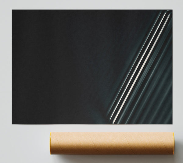 Black Lines In Motion Poster