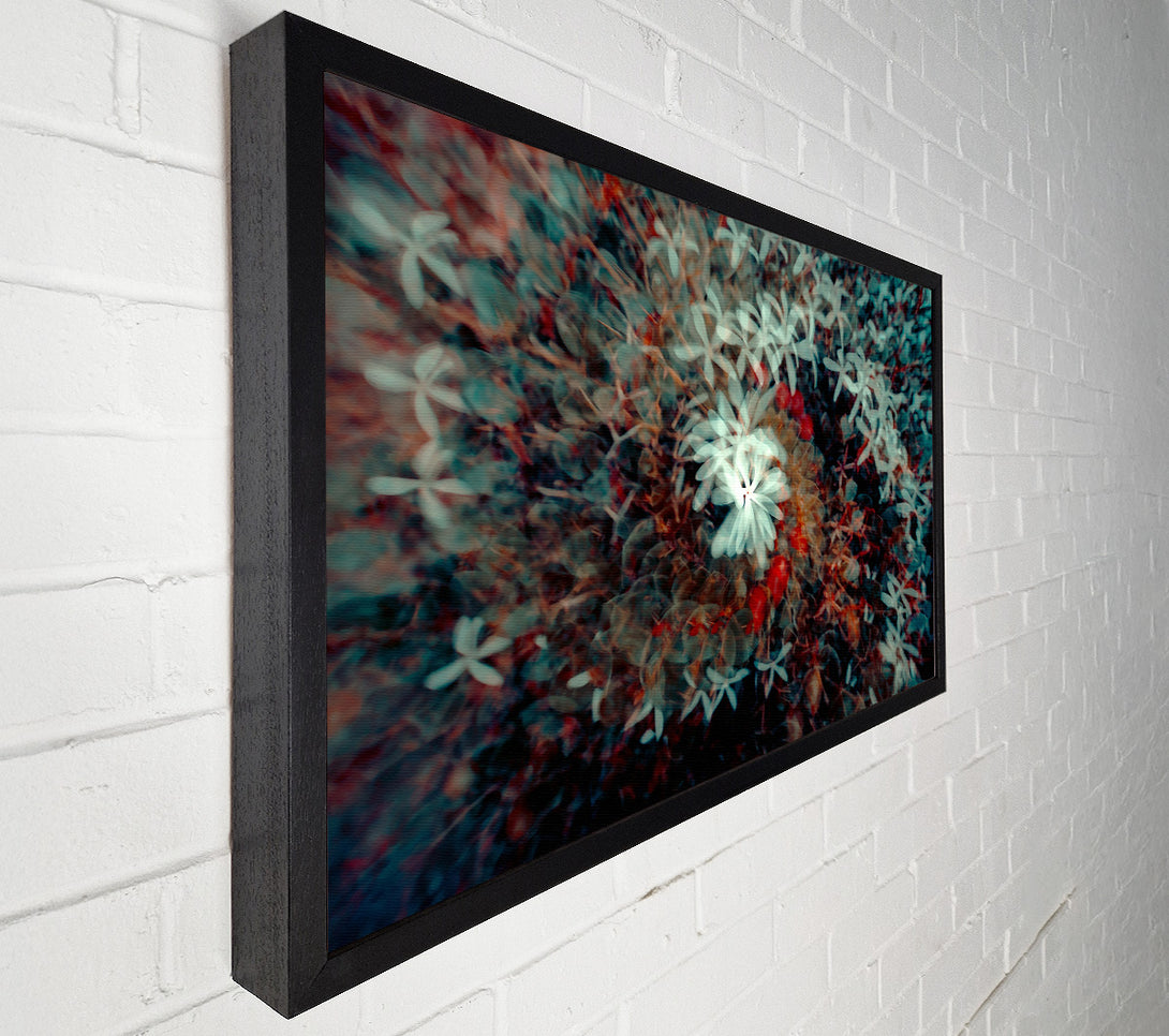  A Canvas Print of Teal Bloom Dream Canvas Art