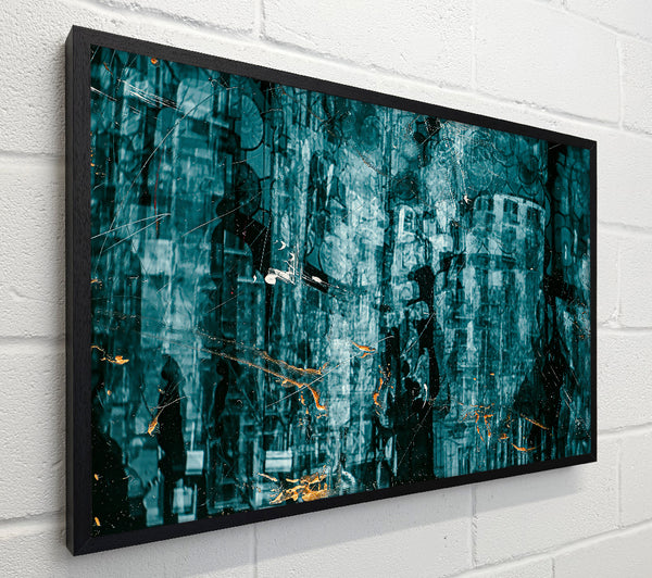 Teal Cityscape Memories