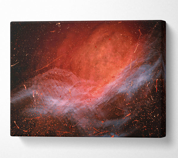  A Canvas Print of Crimson Cosmic Dust Canvas Print