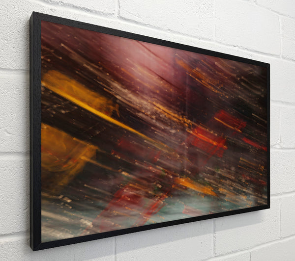Crimson Cityscape Blur