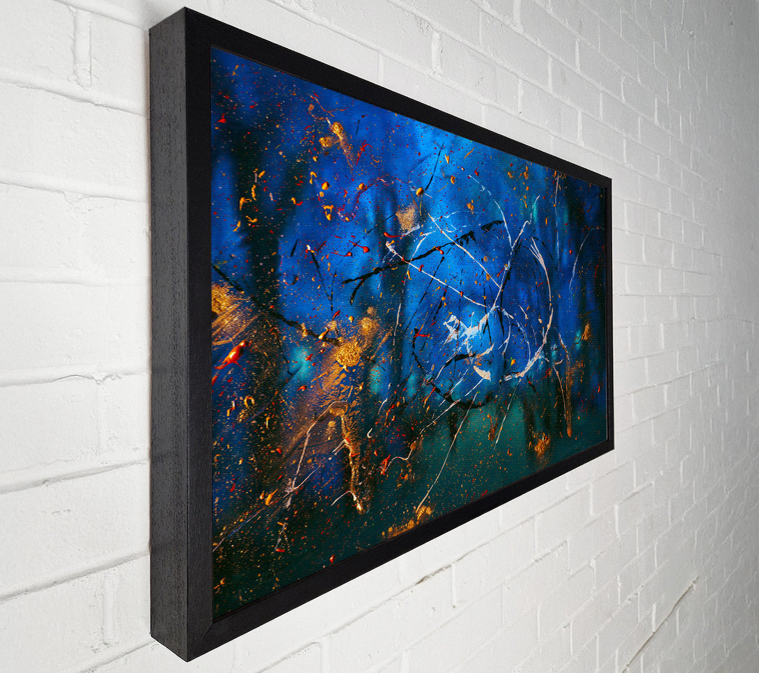  A Canvas Print of Blue Night Symphony Canvas Art