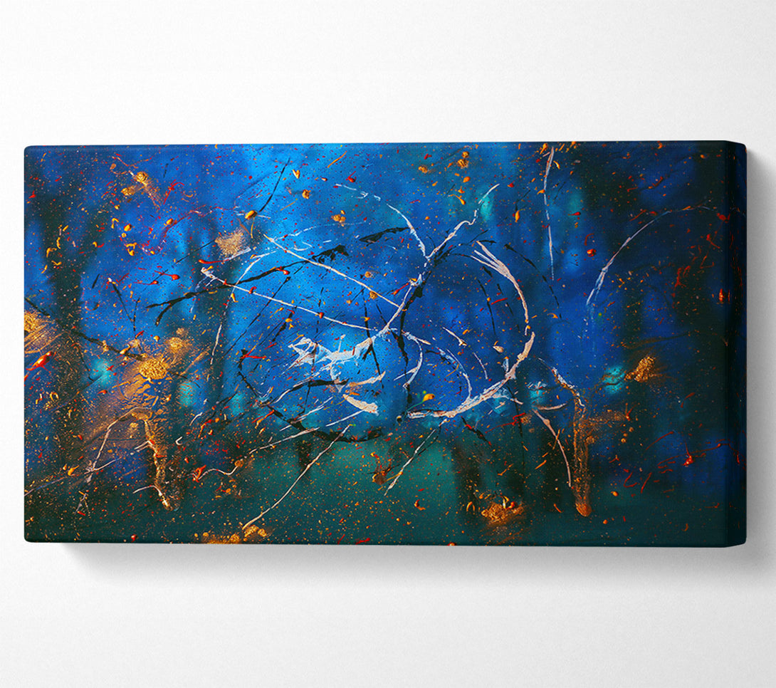  A Canvas Print of Blue Night Symphony Canvas Art