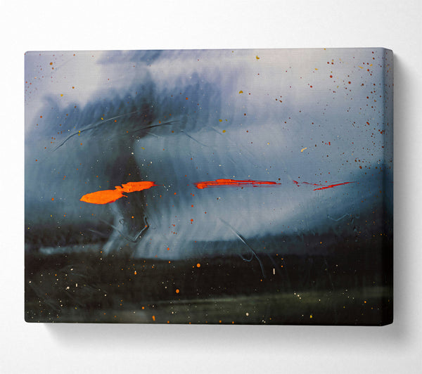  A Canvas Print of Orange Through The Glass Canvas Print