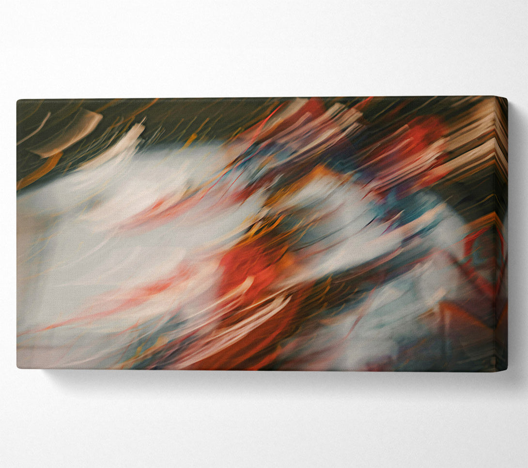  A Canvas Print of Crimson Blurred Motion Canvas Wall Art