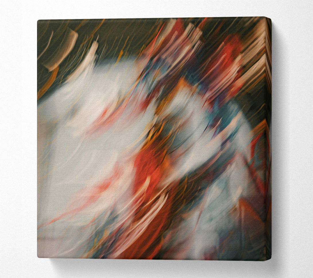  A Canvas Print of Crimson Blurred Motion Canvas Wall Art