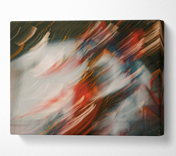  A Canvas Print of Crimson Blurred Motion Canvas Wall Art