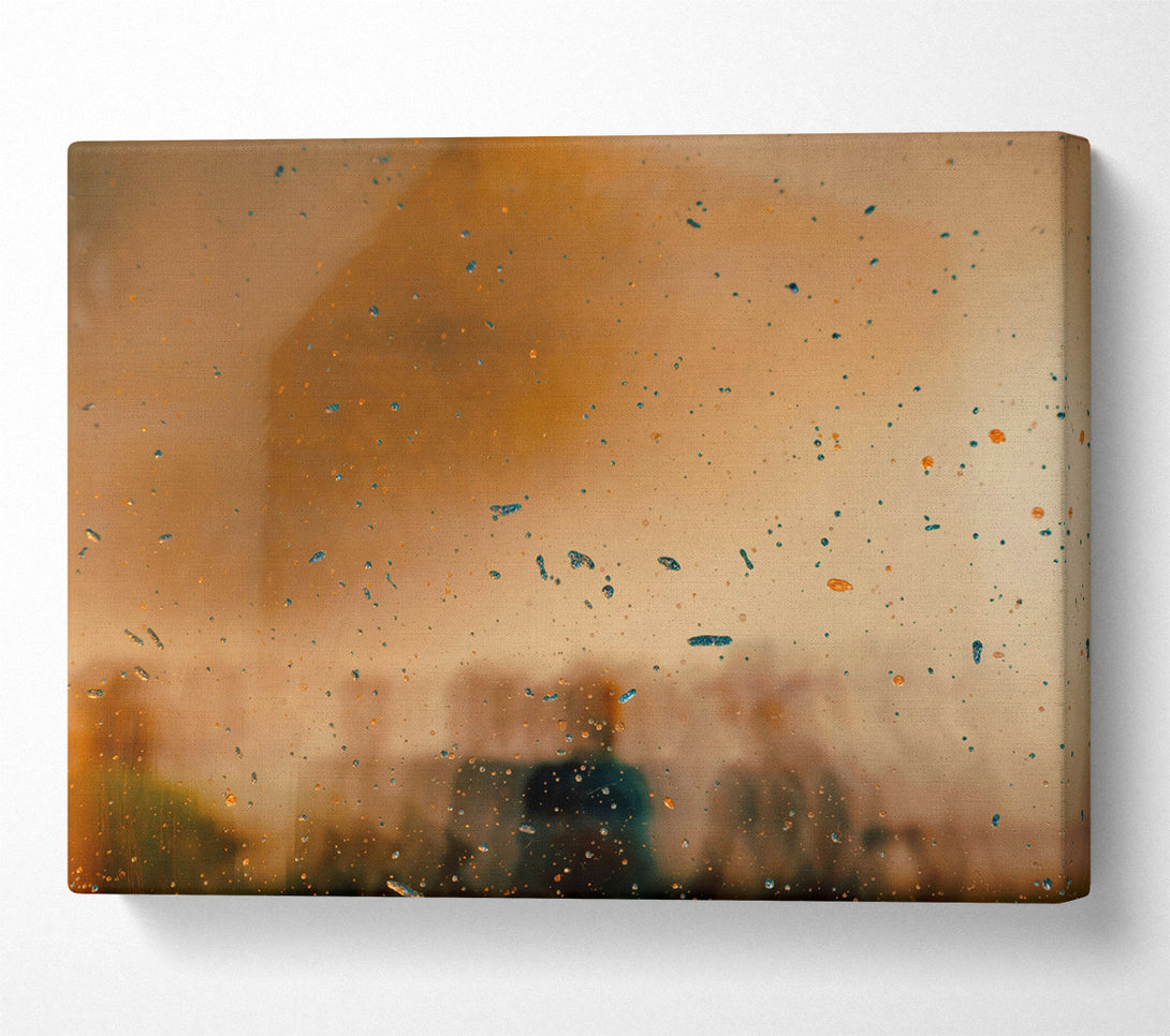  A Canvas Print of Golden Dust Specks Canvas Art