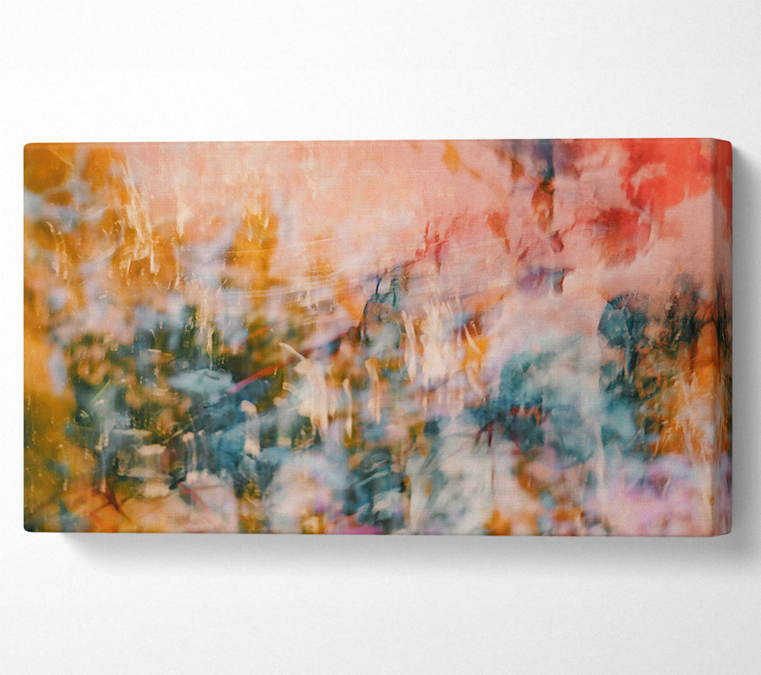  A Canvas Print of Peach-Colored Haze Canvas Print