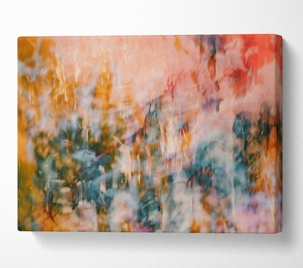  A Canvas Print of Peach-Colored Haze Canvas Print