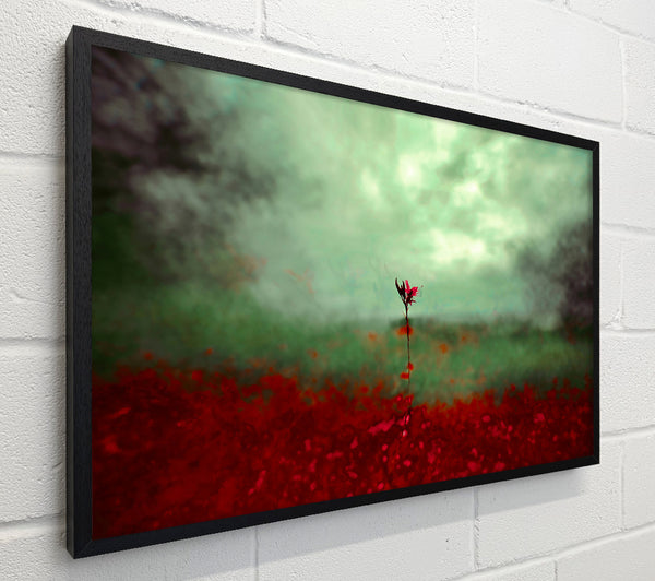Green And Crimson Bloom