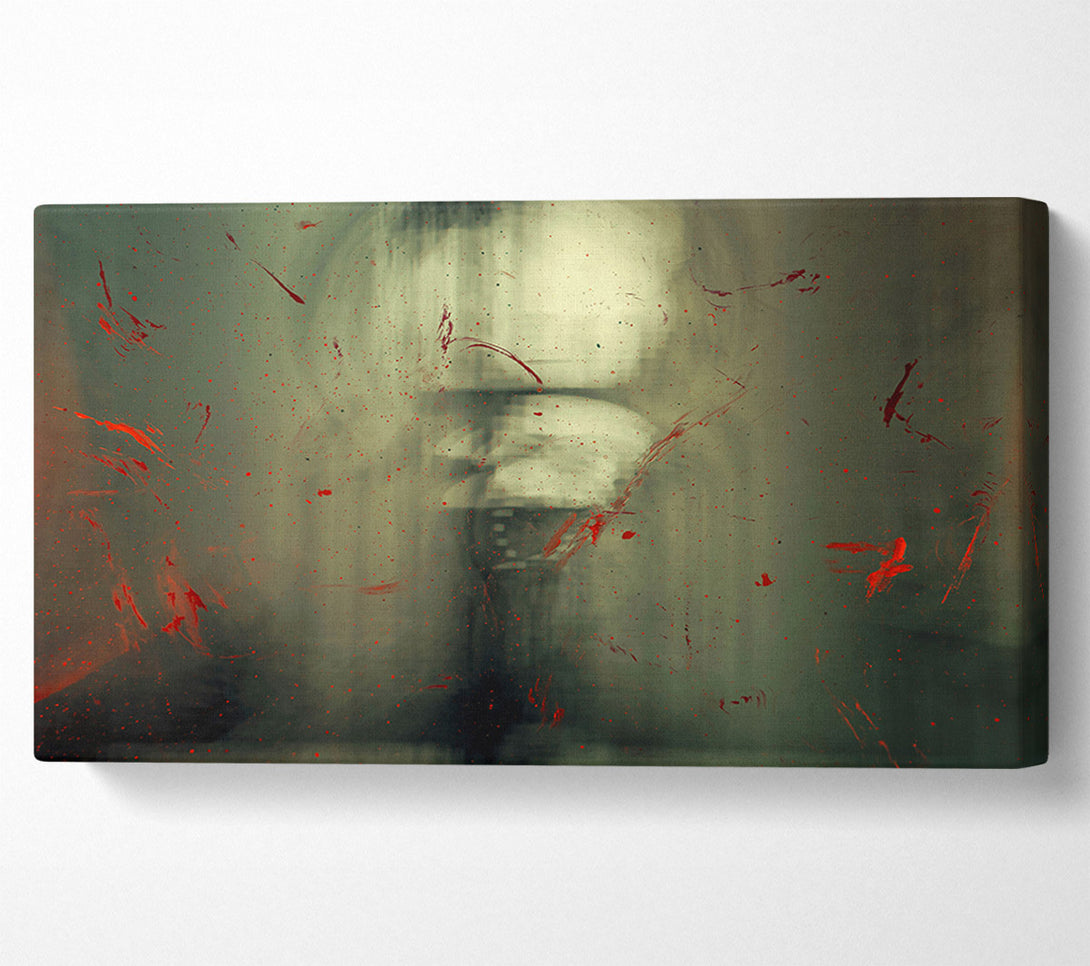  A Canvas Print of Red On Grey Fog Canvas Wall Art