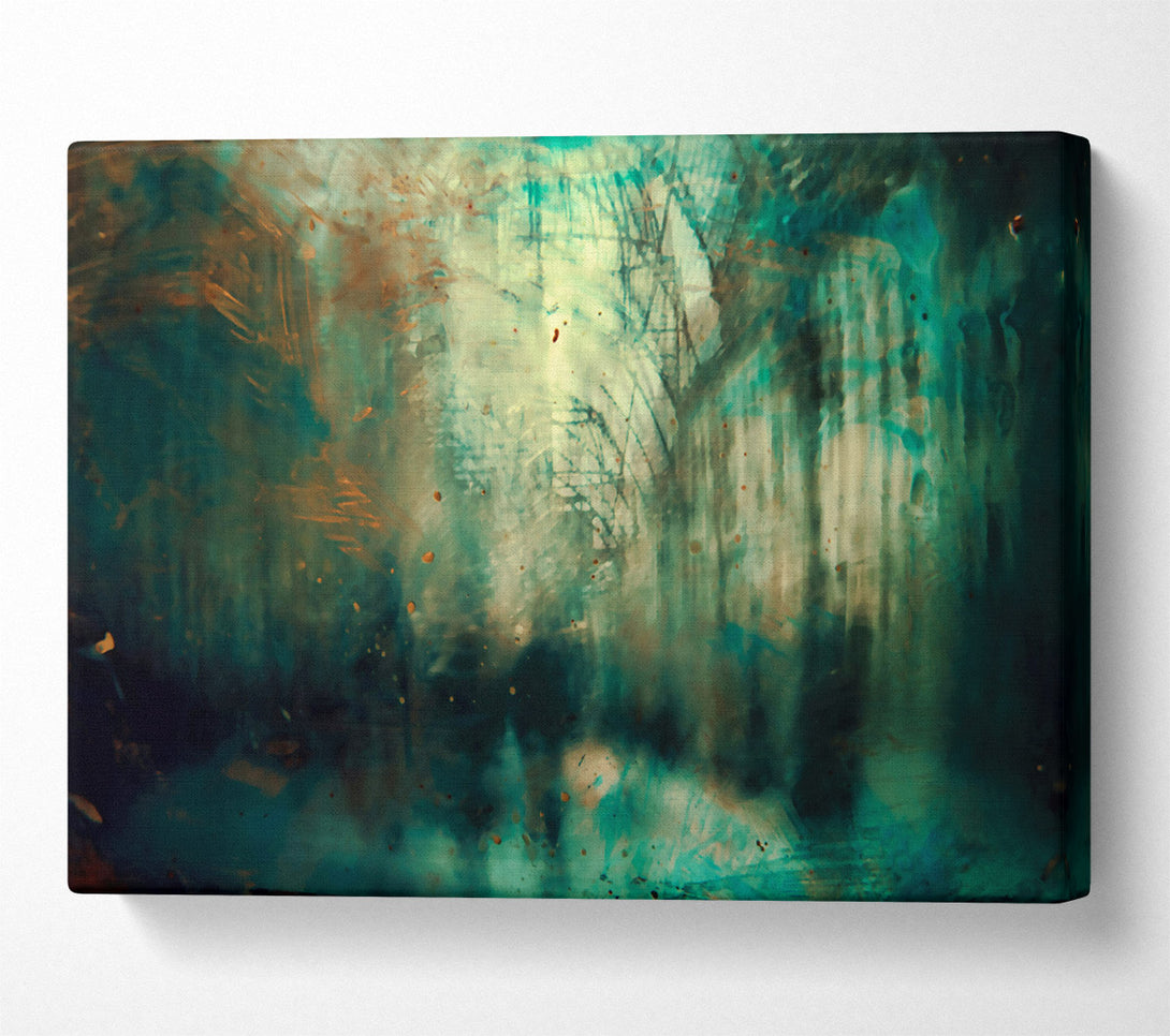  A Canvas Print of Emerald Forest Dreams Canvas Art