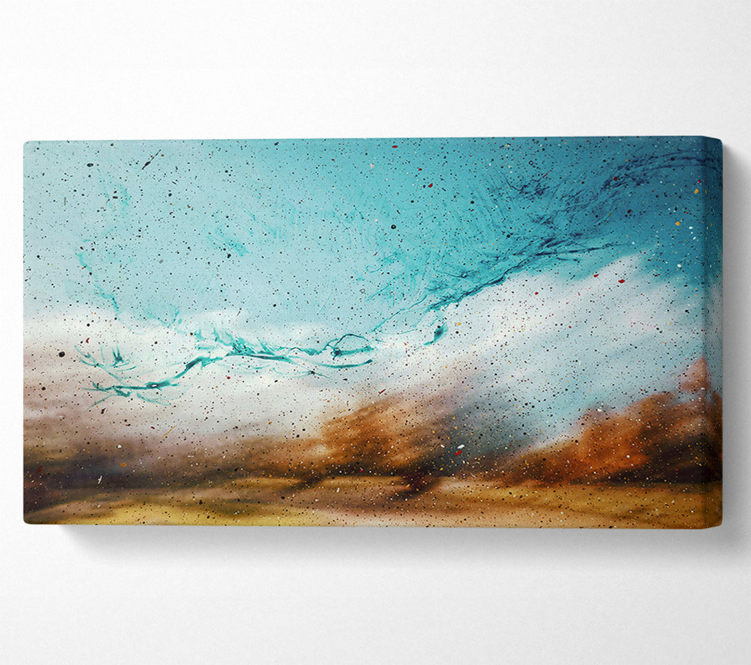 A Canvas Print of Azure Sky Specks Canvas Print