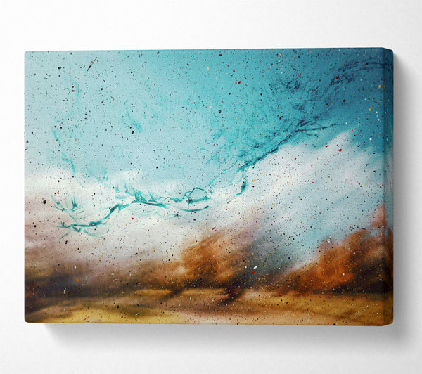  A Canvas Print of Azure Sky Specks Canvas Print