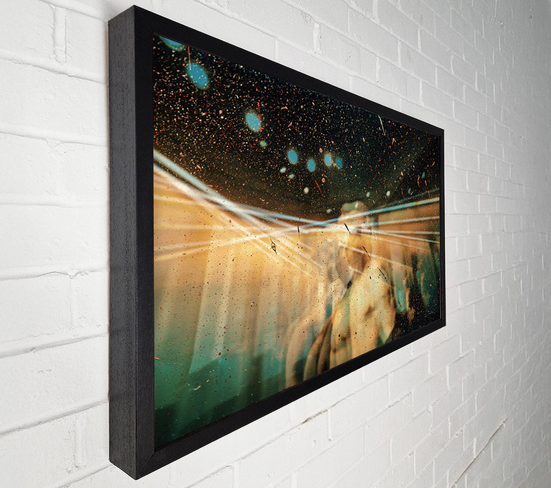  A Canvas Print of Golden Through Glass Canvas Art