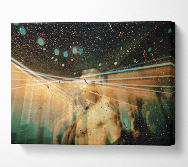  A Canvas Print of Golden Through Glass Canvas Art