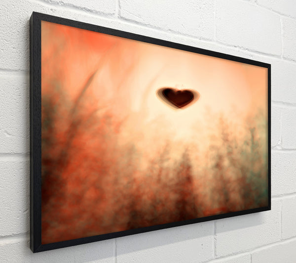 Orange Haze Heart