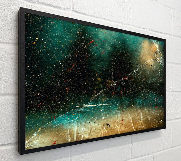 Teal Cosmic Landscape