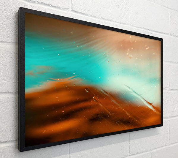 Aqua Sunset Hues