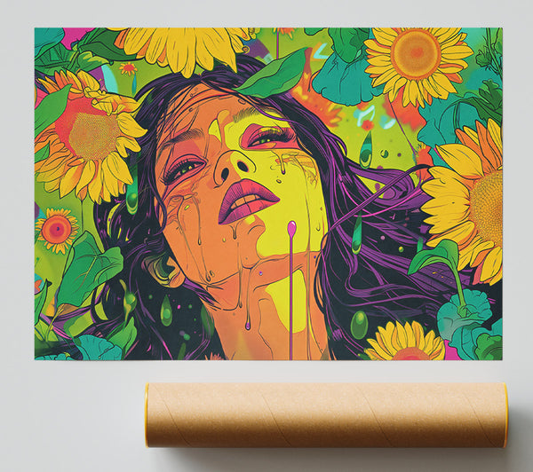 Yellow Sun-Kissed Dream Giclee Print